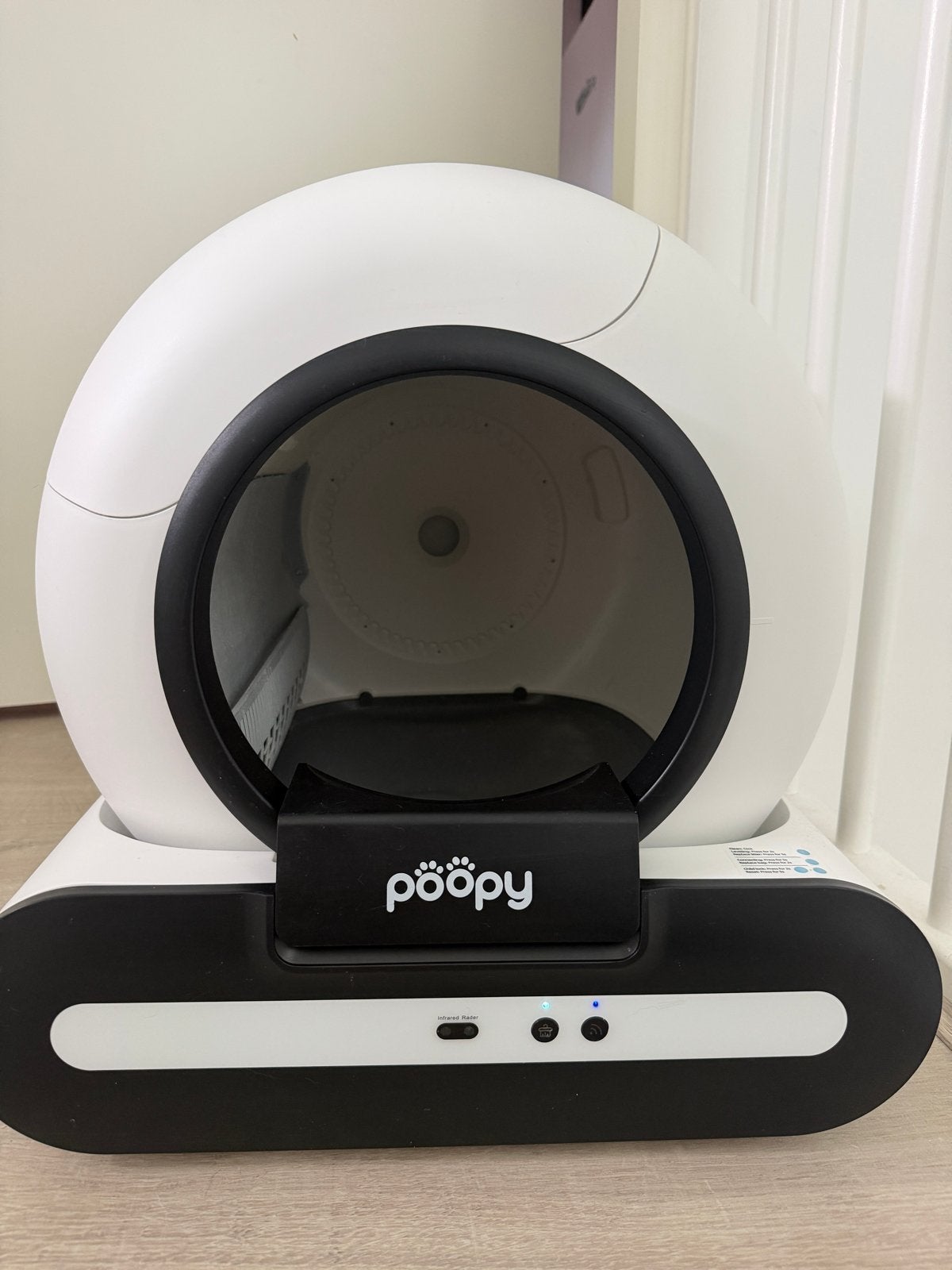 Automstische kattenbak Poopy, Ophalen of Verzenden, Zelfreinigend, Zo goed als nieuw