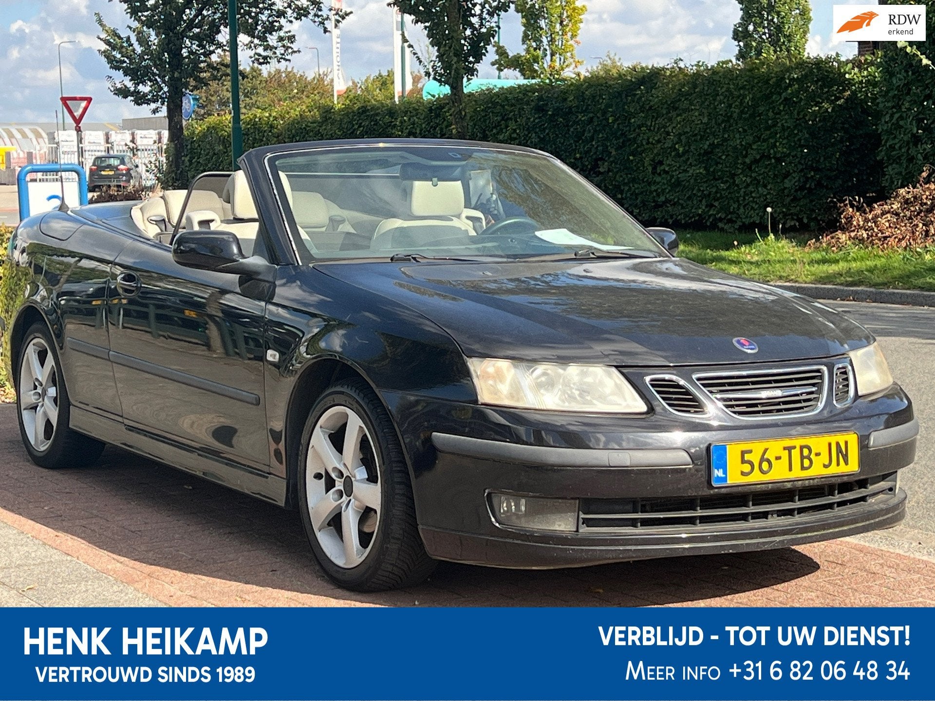 Saab 9-3 Cabrio 1.8t Vector *AUTOMAAT, 1998 cc, Gebruikt, 4 cilinders, 4 stoelen