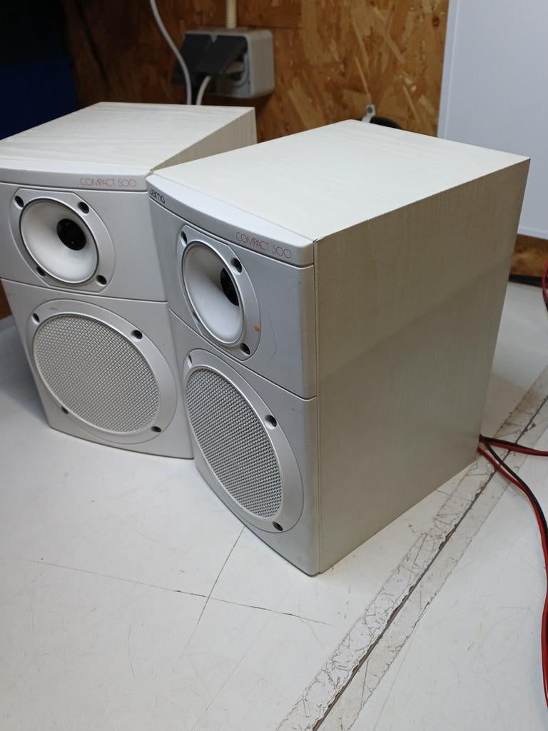 Jamo Compact 500 Boekenplank Speakers - Wit, 60W, Audio, Tv en Foto, Ophalen of Verzenden