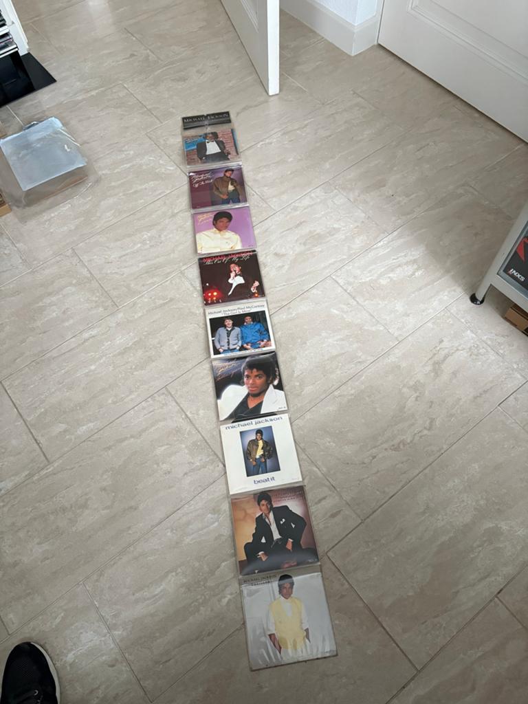 Michael Jackson 9 Singles Pack - Vinyl Collectie, Cd's en Dvd's, Vinyl Singles, Gebruikt, Boxset, Single, 1980 - 1989, Pop, 7 inch