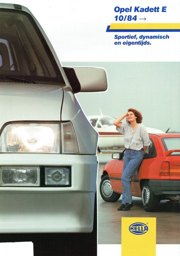 Folder Hella Opel Kadett E (ca.1986), Verzenden, Gelezen, Opel