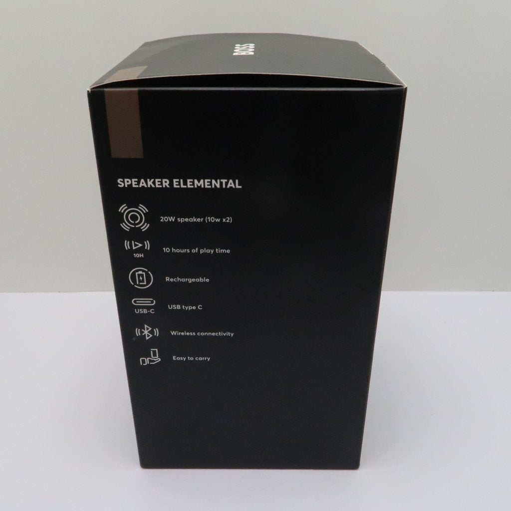 Boss Elemental Bluetooth Speaker | Nieuw in Doos, Hugo Boss, Nieuw, Support@hugoboss.com, Dieselstr. 12
72555 Metzingen
Germany