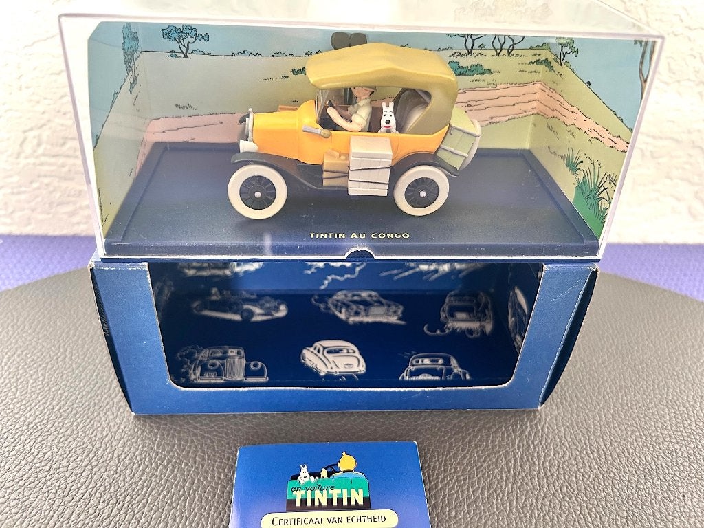 Kuifje - De Ford T uit Kuifje in Afrika. met certificaat, Ophalen of Verzenden, Nieuw, Auto, Overige merken