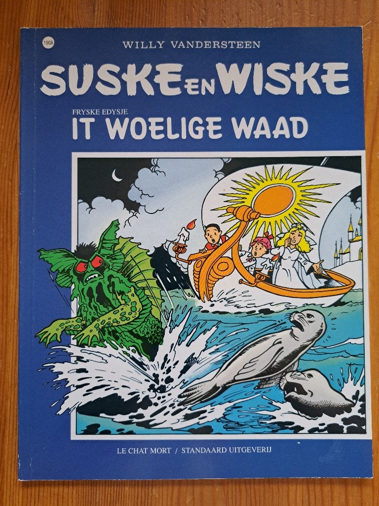 Suske en Wiske, It Woelige Waad (Friese uitgave)., Boeken, Stripboeken, Eén stripboek, Ophalen of Verzenden, Zo goed als nieuw