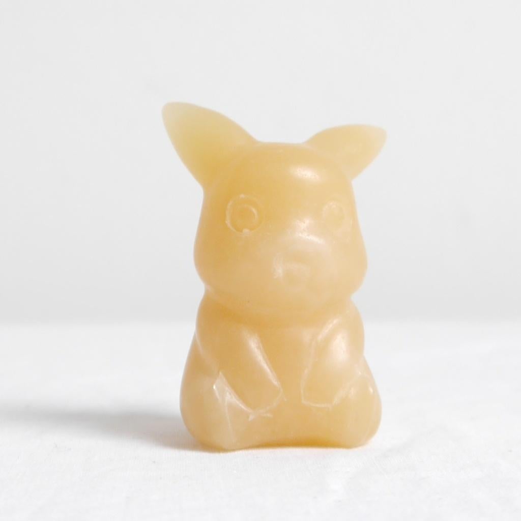 Gele calciet Pikachu, Ophalen of Verzenden, Mineraal