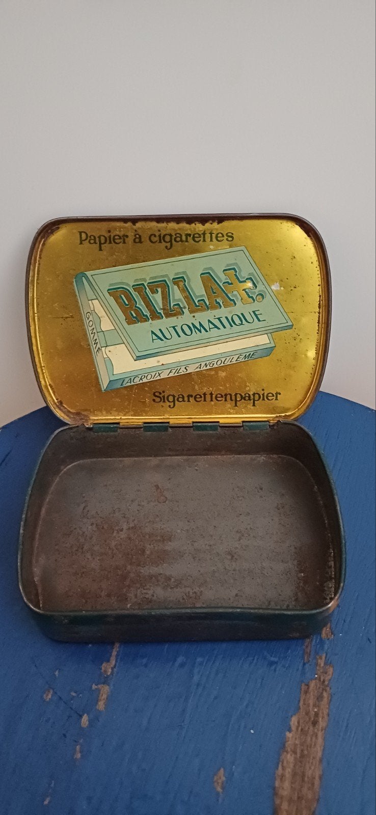 Rizla blikje., Verzamelen, Blikken, Ophalen of Verzenden, Gebruikt, Overige