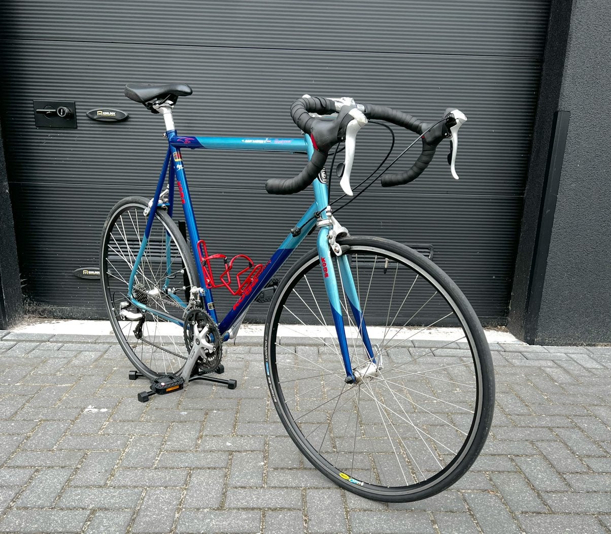 Top conditie Koga Miyata Roadspeed blauw schwalbe racefiets, 28 inch, Staal, Velgrem, Ophalen of Verzenden