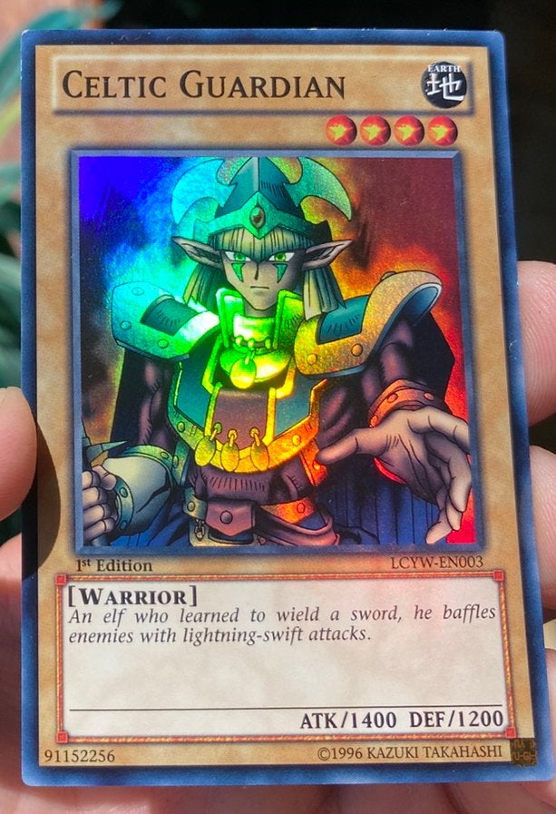 Yu-Gi-Oh! Celtic Guardian LCYW 1st Edition !, Hobby en Vrije tijd, Verzamelkaartspellen | Yu-gi-Oh!, Ophalen of Verzenden, Gebruikt
