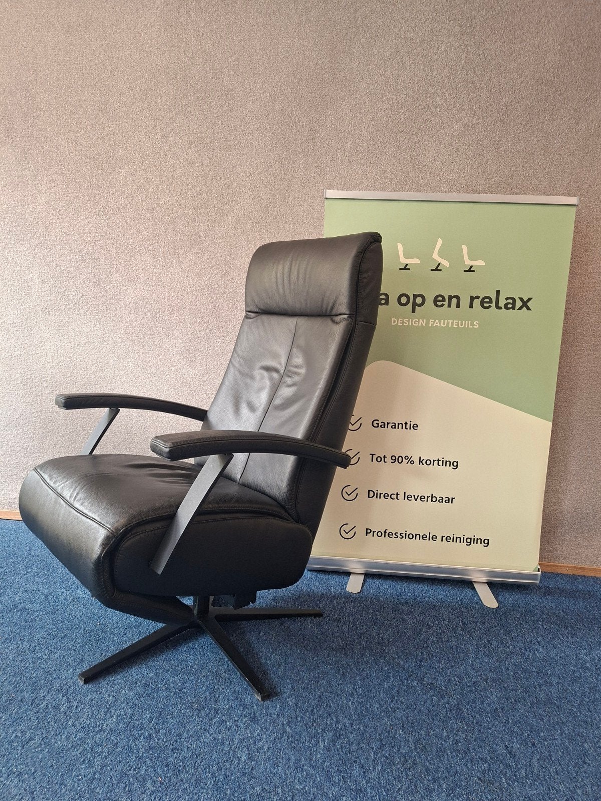 Sta op relax fauteuil Prominent S-100 Zo goed als nieuw!, Hoofdstraat 60 Schijndel, Ophalen of Verzenden, Zo goed als nieuw, Staopenrelax@gmail.com