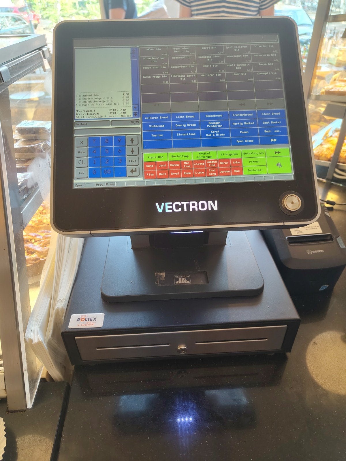 Vectron Kassa Systeem met Bonprinter en Kassalade, Ophalen