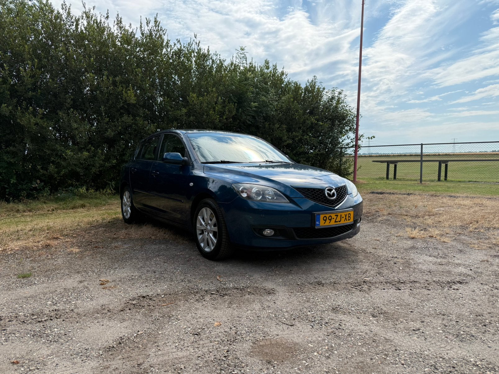 Mazda 3 2.0 Hatchback 2008 Blauw, Auto's, Mazda, Bedrijf, Benzine, Euro 5, D, Hatchback, Handgeschakeld, Origineel Nederlands