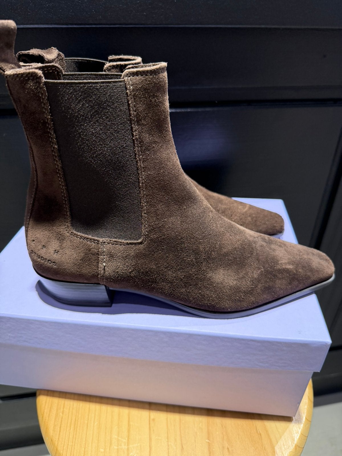 Nieuwe Copenhagen Studios suede ankle boots 39, Verzenden, Nieuw, Bruin