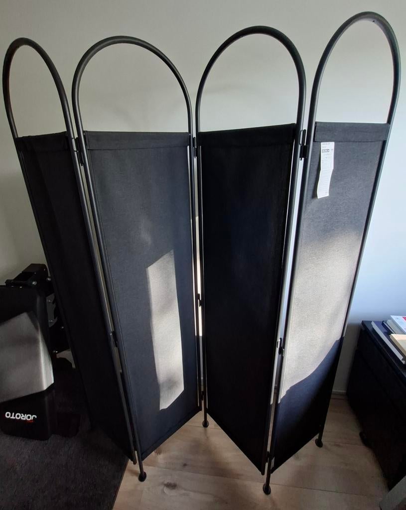 IKEA GRAFJÄLLET kamerscherm / scheidingswand zwart, Huis en Inrichting, Ophalen, Nieuw