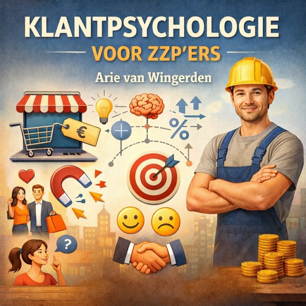 Klantpsychologie voor ZZP'ers - Ebook, Ophalen, Nieuw, Economie en Marketing, Arie van Wingerden