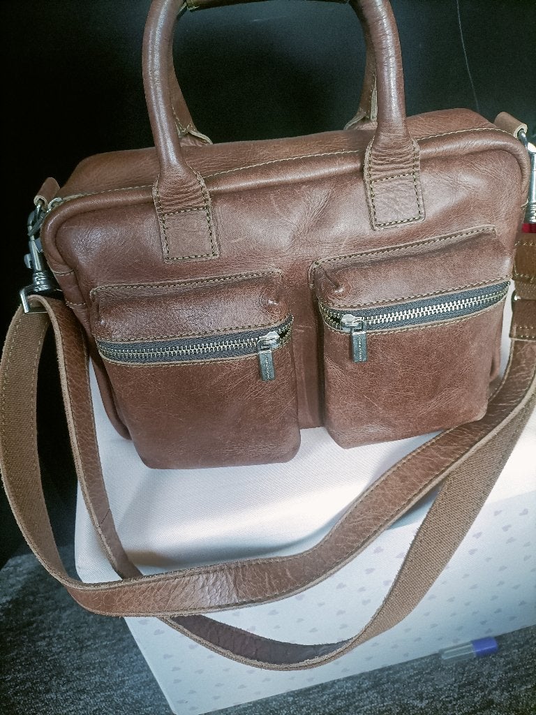 BAG COWBOYSBAG, Verzenden, Zo goed als nieuw, Bruin, Handtas