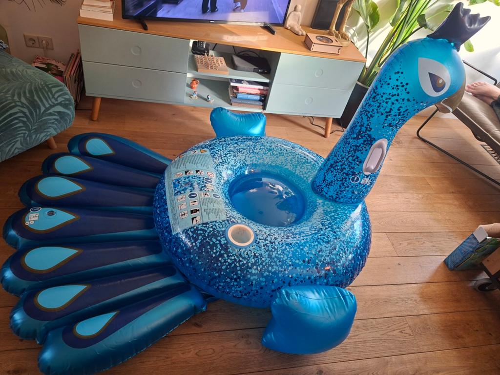 Opblaasbare pauw Bestway, Tuin en Terras, Ophalen, Gebruikt, Minder dan 200 cm, Minder dan 200 cm