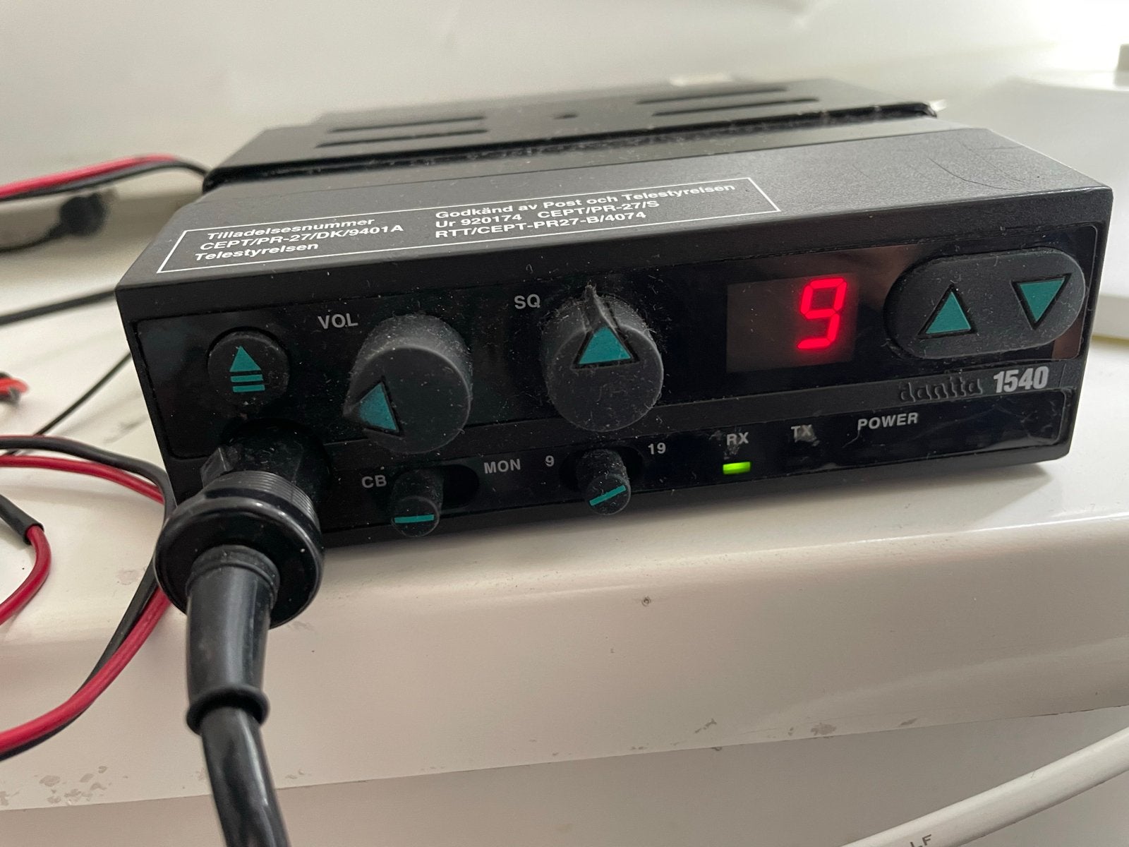Danita 1540 CB Radio 40 kanalen 4 watt, Telecommunicatie, Zenders en Ontvangers, Gebruikt, Zender en Ontvanger, Ophalen of Verzenden