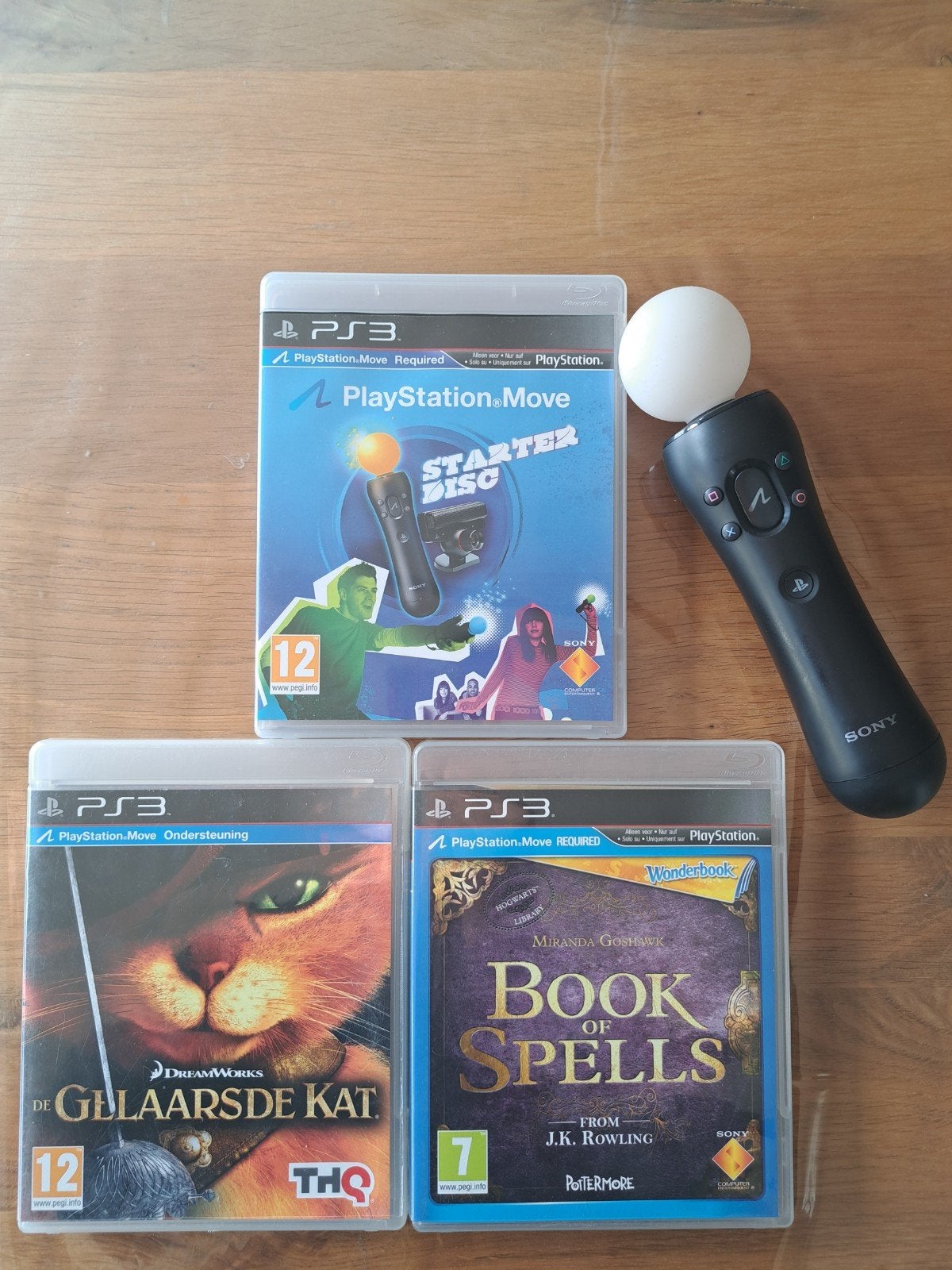 PlayStation Move set met camera, controller , en 3 spellen, Avontuur en Actie, 1 speler, Eén computer, Ophalen of Verzenden