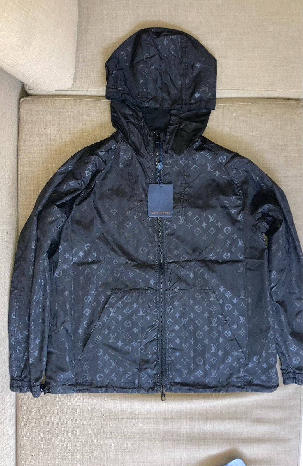Louis Vuitton Monogram Jas, zwart, Maat M, Verzenden, Nieuw, Maat 48/50 (M), Zwart
