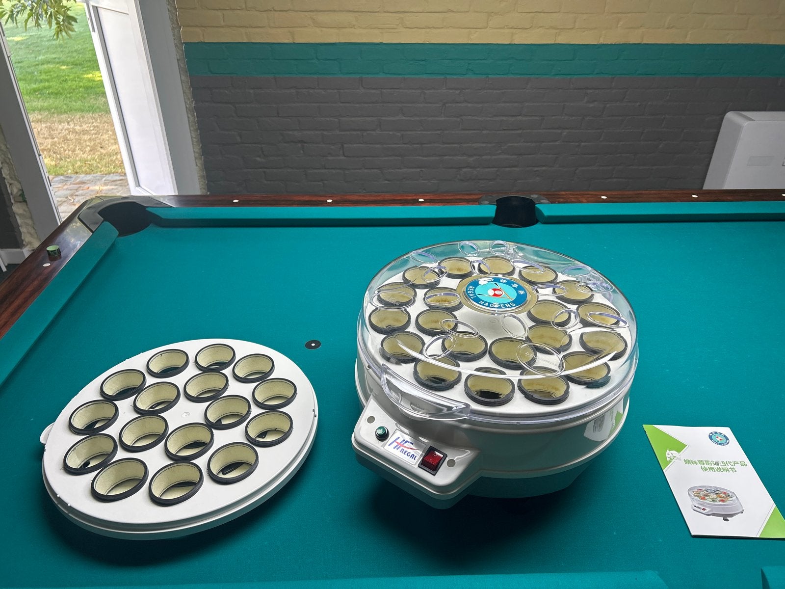 Ballenpoetsmachine voor pool- of snookerballen, Ophalen, Zo goed als nieuw, Keu of Ballen