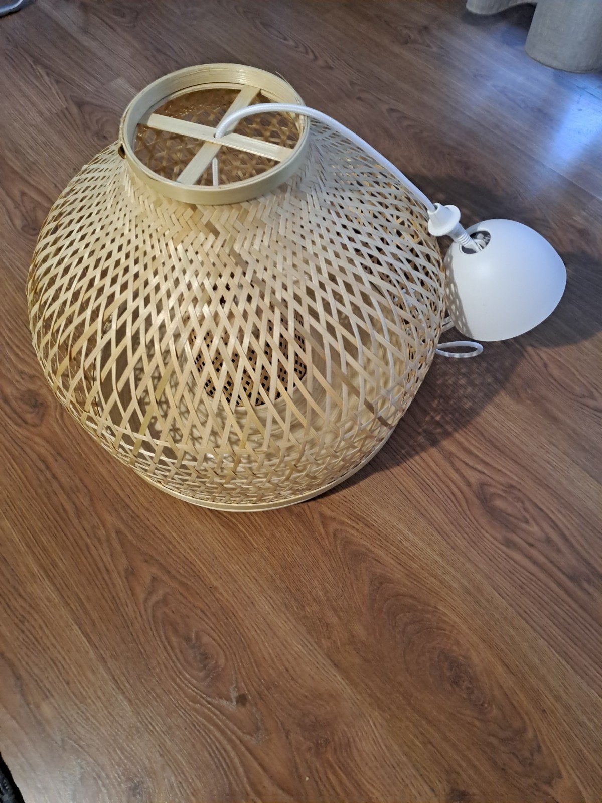 Bamboe hanglamp - Natuurlijke sfeer voor elke kamer, Ophalen, Natuurlijk materiaal, Boho, Scandinavisch, Natuurlijk, E27 (groot)