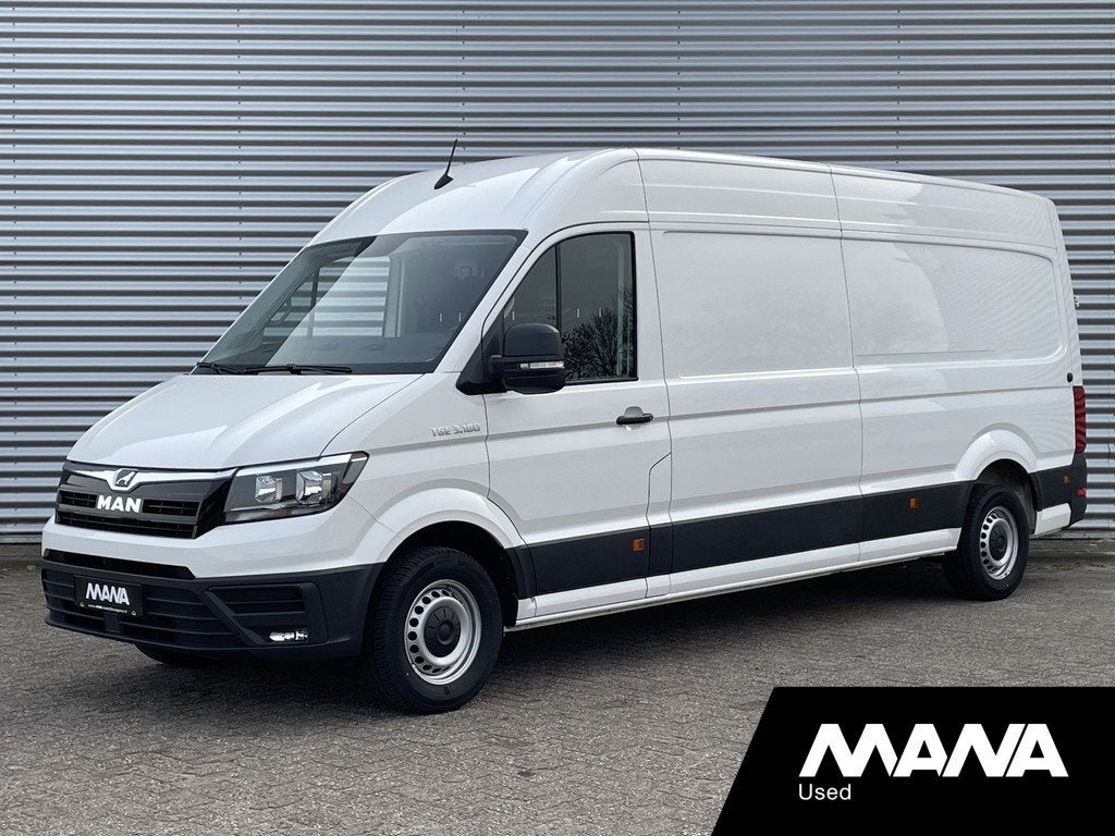 MAN TGE 3.180 177PK L4H3 Automaat Airco Camera Cruise Carpla, Stof, Gebruikt, 4 cilinders, Wit