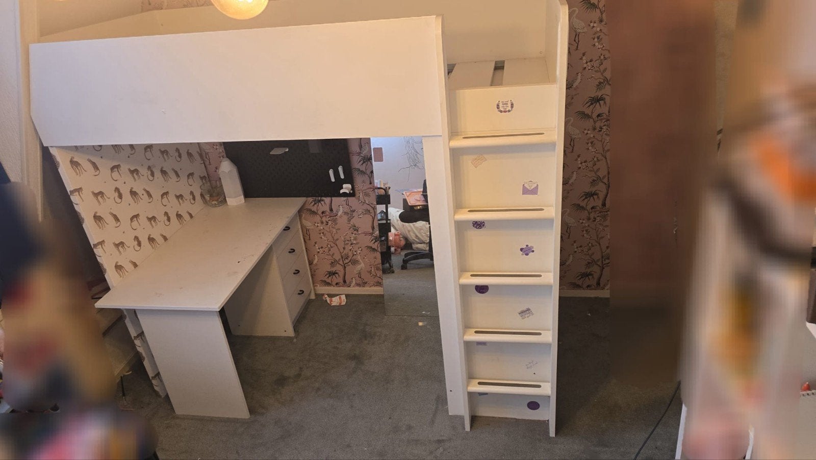 Origineel stapelbed van ikea smastad - gratis af te halen, Ophalen, Gebruikt, 90 cm, Eenpersoons