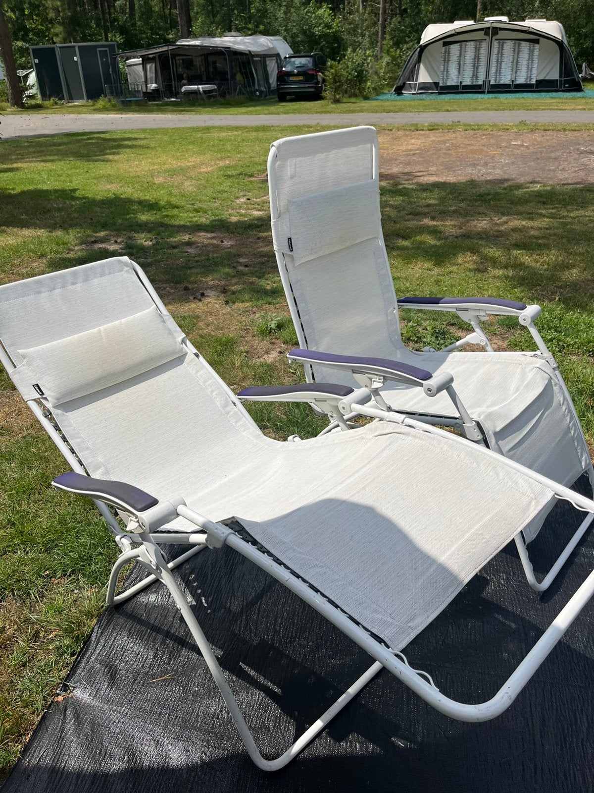 Lafuma stoelen, Ophalen, Gebruikt