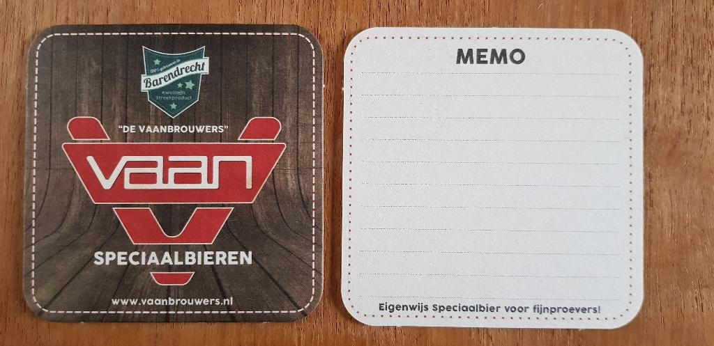 Bierviltje Vaanbrouwers, Verzenden, Nieuw, Viltje(s), Overige merken
