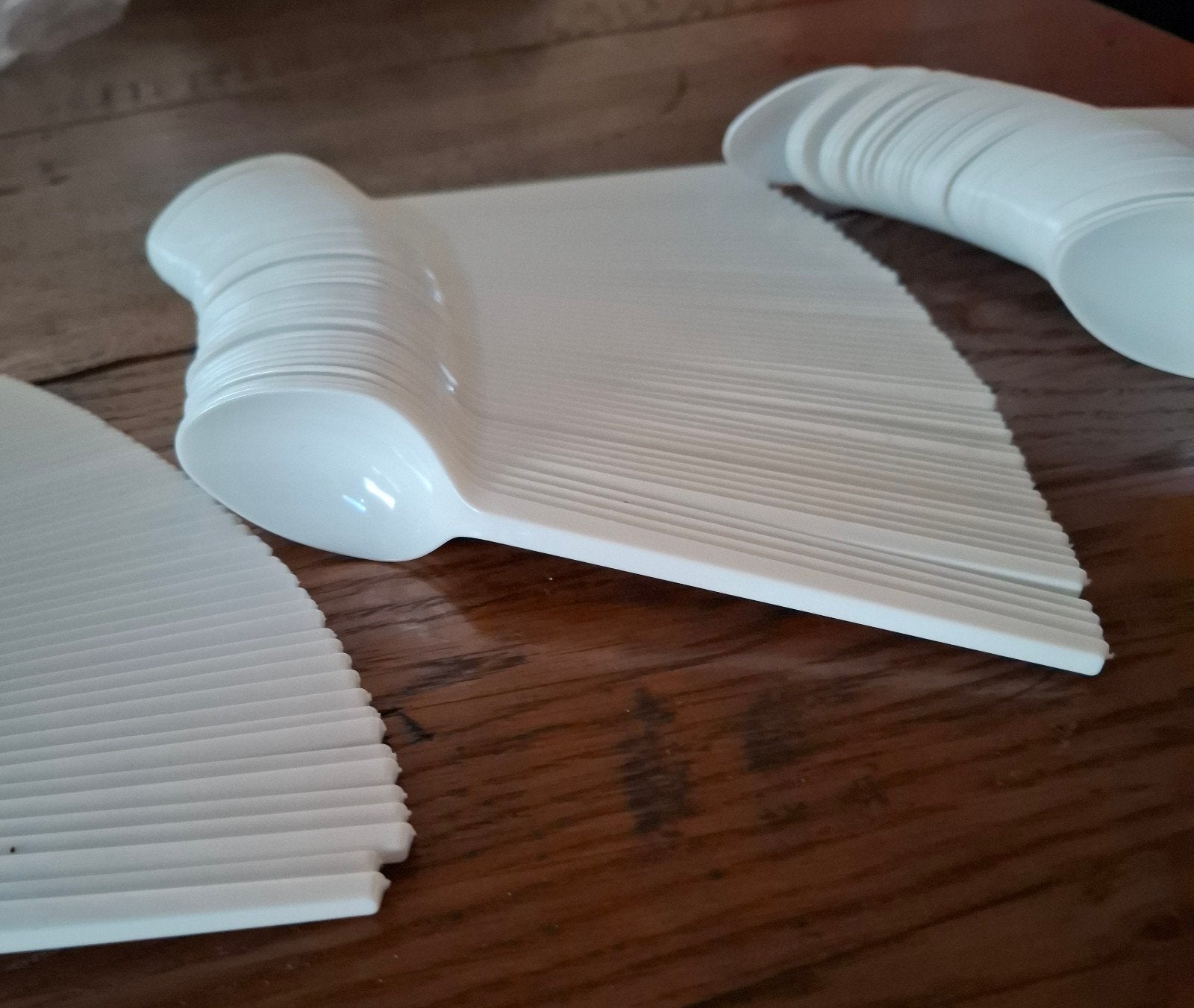 Plastic lepels en messen nieuw, Ophalen of Verzenden, Nieuw, Kunststof