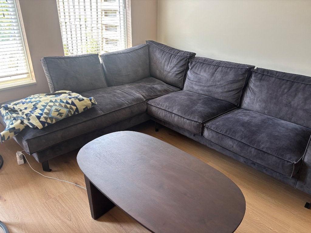 Bank, Ophalen, Hoekbank, Zo goed als nieuw, 150 cm of meer