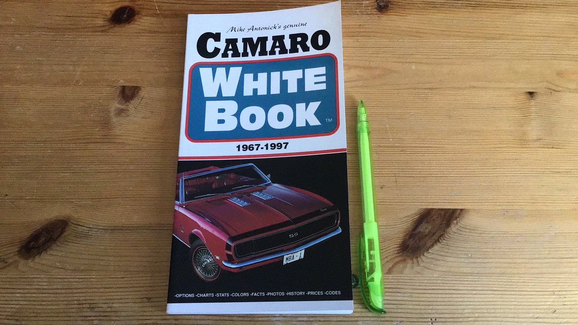 Camaro White Book, Ophalen of Verzenden, Nieuw, Overige merken