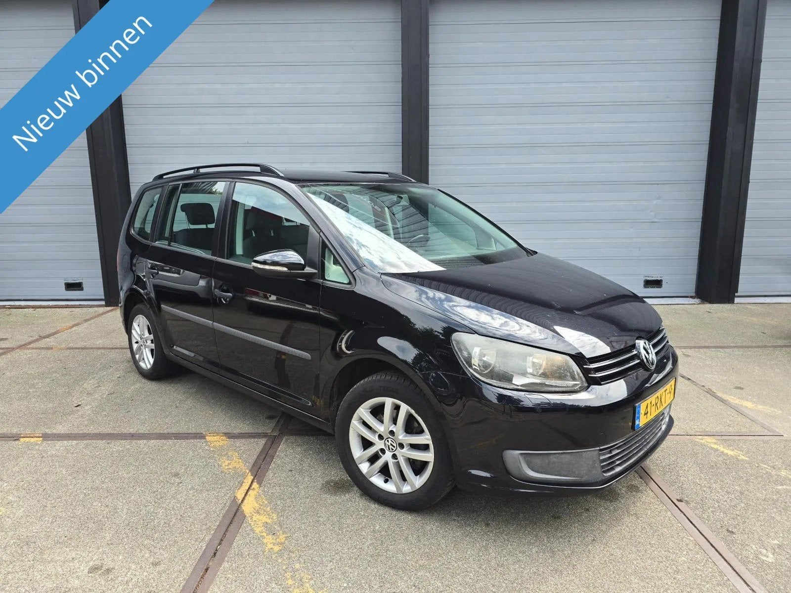 Volkswagen Touran 1.2 TSI 7 persoons, Auto's, Euro 5, Gebruikt, Zwart, 4 cilinders