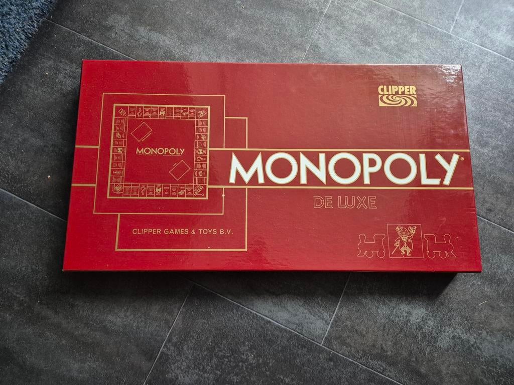 Vintage deluxe editie monopoly, Ophalen, Zo goed als nieuw, Clipper
