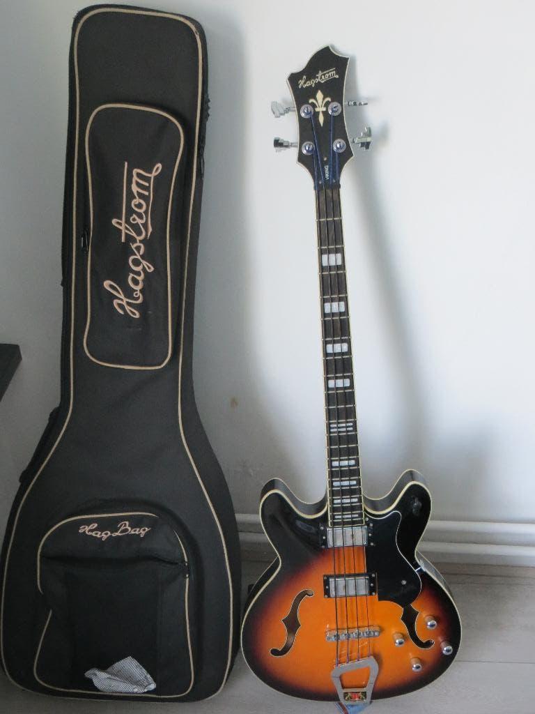 Hagstrom viking bass tobacco sunburst, Muziek en Instrumenten, Snaarinstrumenten | Gitaren | Bas, Ophalen, Zo goed als nieuw, Elektrisch
