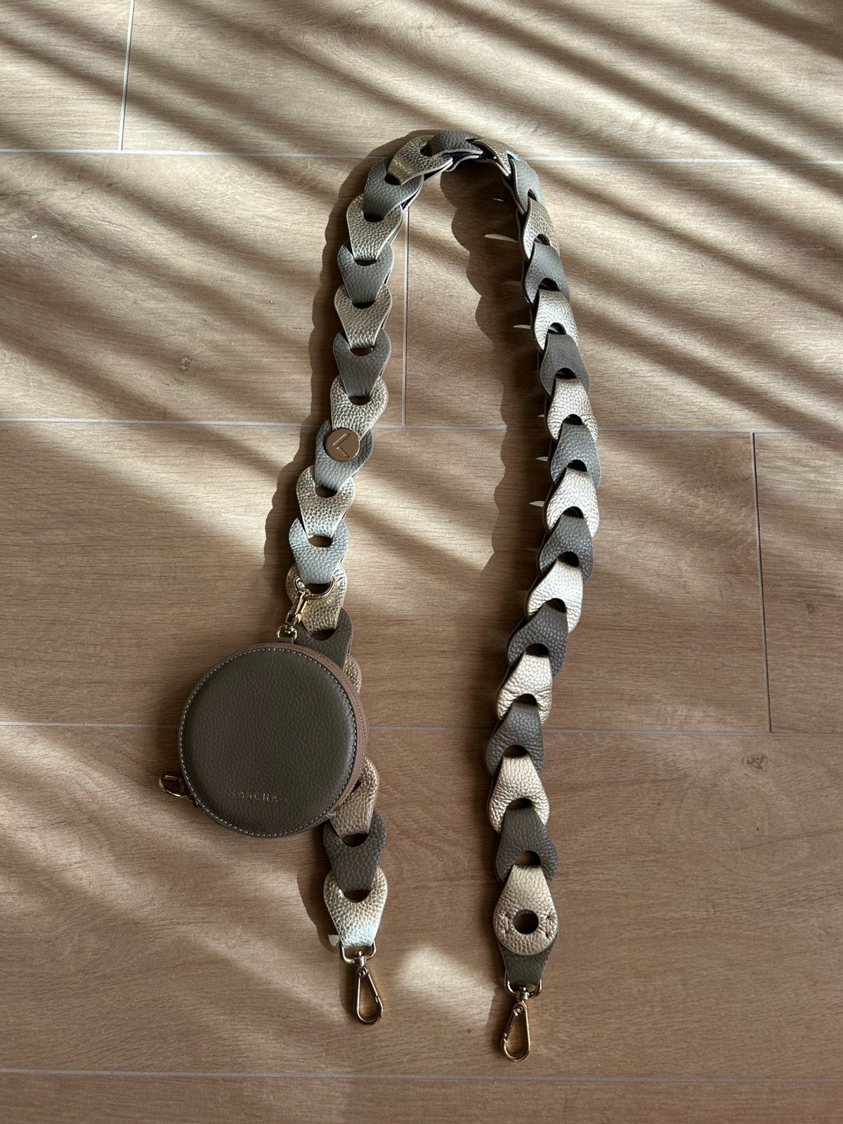 Kascha C telefoon koord  met tasje, Ophalen of Verzenden, Zo goed als nieuw, Bruin, Overige typen
