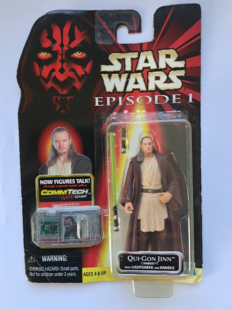 Star wars comm tech chip Qui-Gon Jinn, Verzamelen, Ophalen of Verzenden, Nieuw, Actiefiguurtje