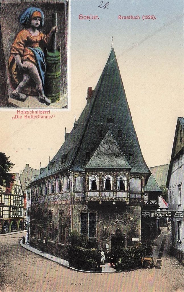 703-278-021 Goslar Brusttuch, Verzenden, Voor 1920, Duitsland