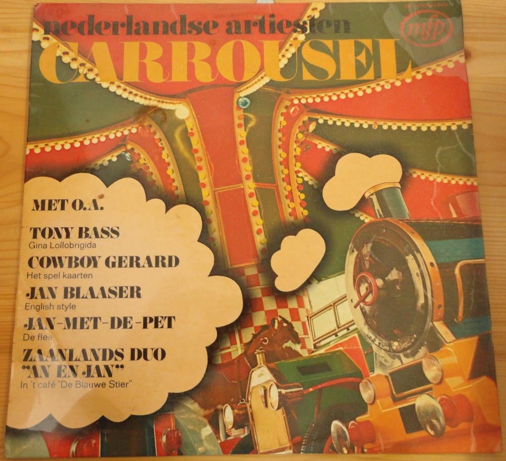 Nederlandse Artiesten Carrousel (LP), Cd's en Dvd's, Ophalen of Verzenden, Gebruikt, 12 inch, Levenslied of Smartlap