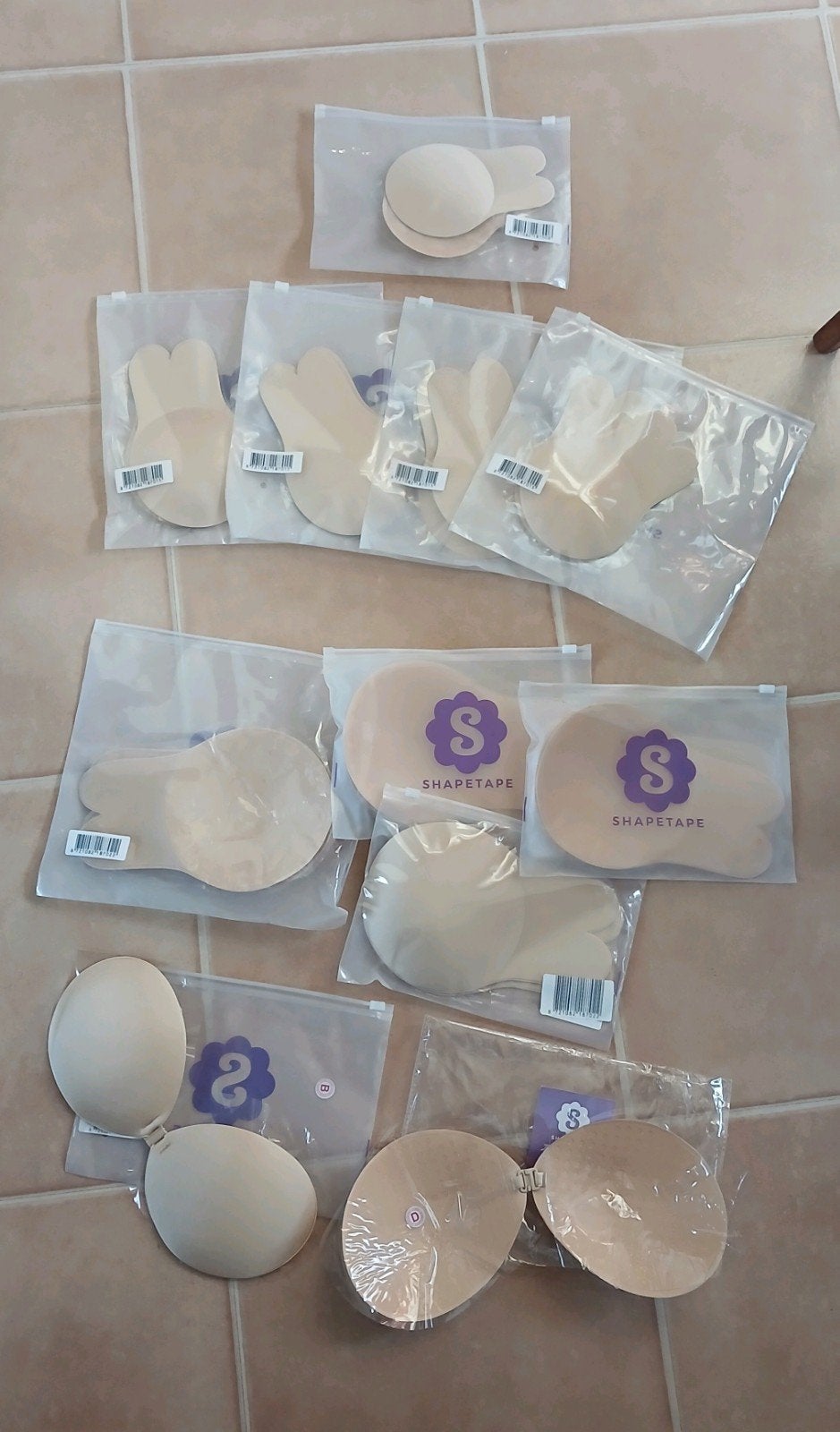 Partijtje Shapetape push up bh Boob tape plak bh siliconen, Shapetape, Ophalen of Verzenden, Overige kleuren, BH