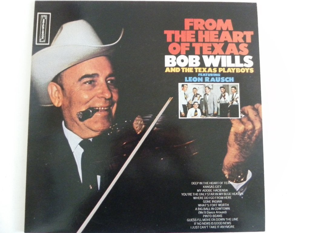LP Bob Wills - From The Heart Of Texas, LP, Gebruikt, Ophalen of Verzenden, 12 inch