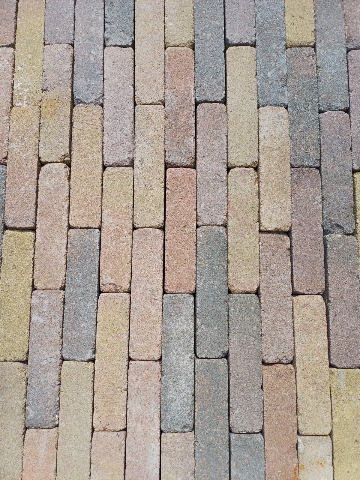 400 gebruikte klinkers 19x8x5cm, Tuin en Terras, Tegels en Klinkers, Ophalen, Gebruikt, Klinkers, 5 tot 10 m²