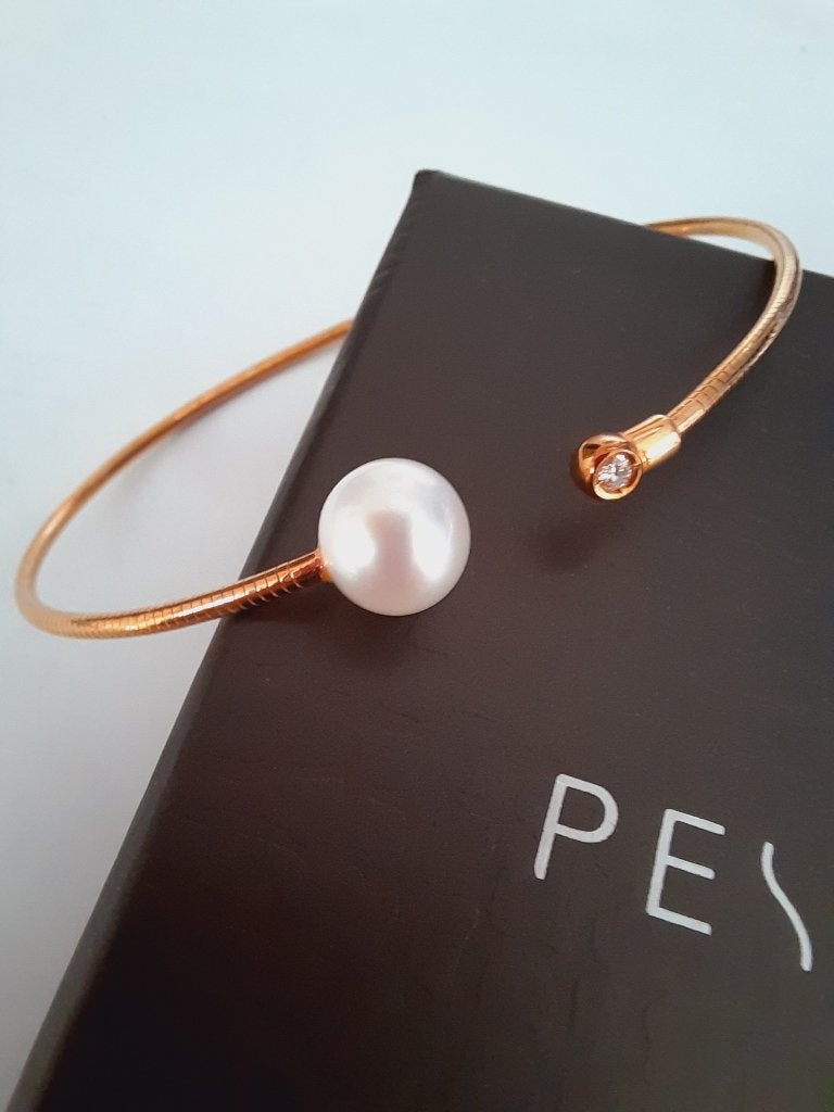 Pesavento armband met parel WDNAB171, Ophalen of Verzenden, Zo goed als nieuw, Goud, Zilver