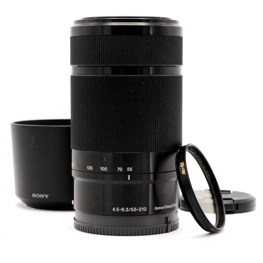 SONY E 55-210mm f/3.5-6.3 OSS, Sony E-mount, Gebruikt, Sony, Handmatige focus