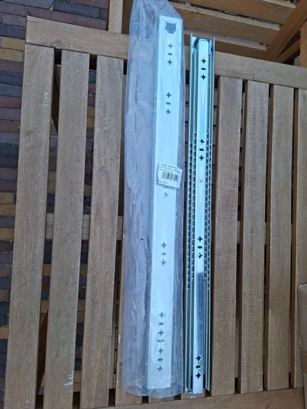 Ladegeleider zwaar - 700 mm - tot 120 kg, Doe-het-zelf en Verbouw, IJzerwaren en Bevestigingsmiddelen, Ophalen of Verzenden, Nieuw