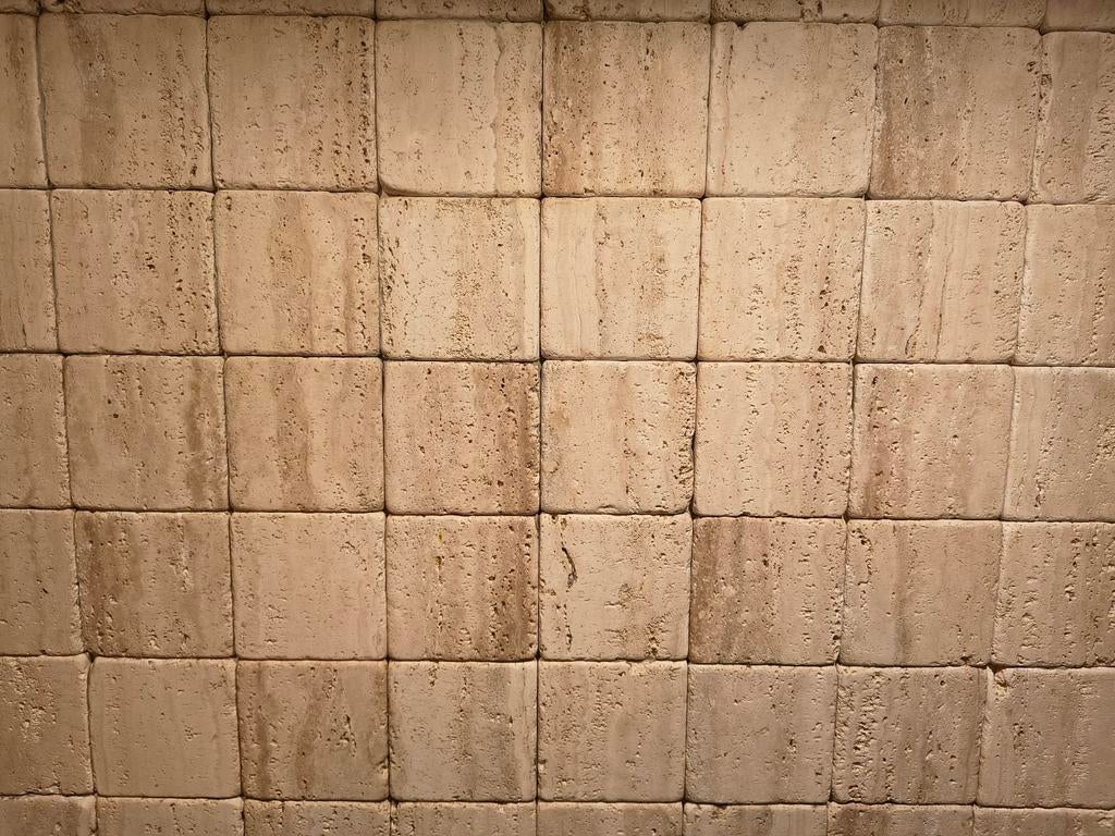 3,8 m² Marmi Anticati travertin tegels 10x10 cm wit marmer, Doe-het-zelf en Verbouw, Tegels, Ophalen, Overige materialen, Wandtegels