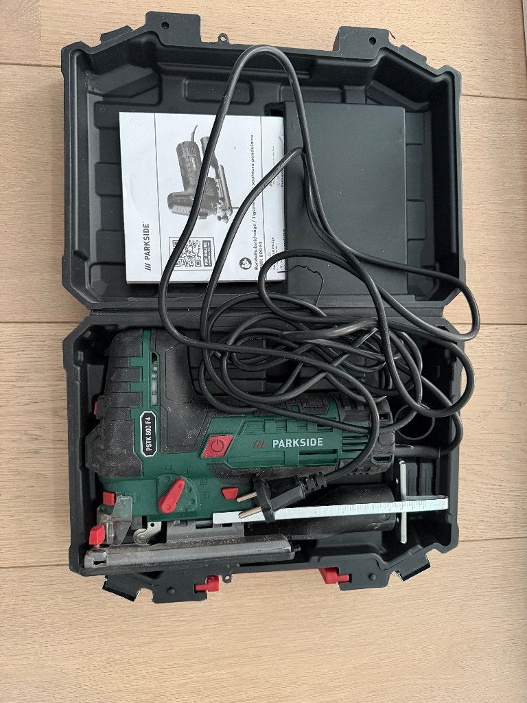 Decoupeerzaag 800 W Parkside, Ophalen, Decoupeerzaag, 600 tot 1200 watt, 30 tot 70 mm