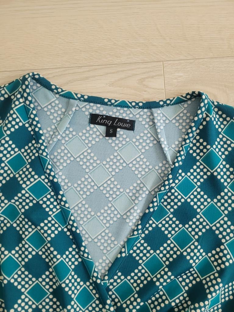 King Louie maat maat s, Kleding | Dames, Ophalen, Zo goed als nieuw, Maat 38/40 (M), Knielengte