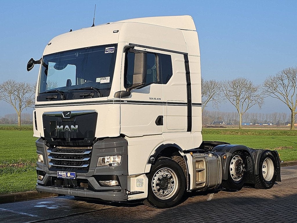 M.A.N. 26.470 TGX tg3 gm 6x2/2 bl, Automaat, Euro 6, MAN, Wit
