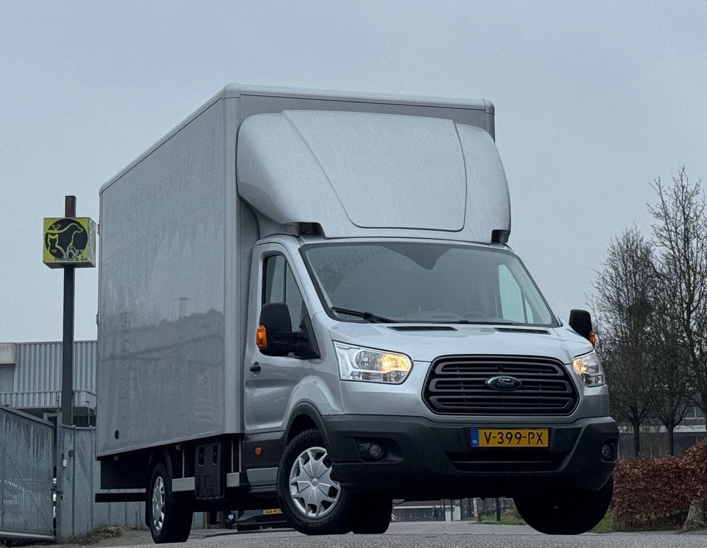 Ford Transit 350 2.0 TDCI L4H4 Trend 100% Onderhouden Naviga, Auto's, Bestelauto's, Voorwielaandrijving, Stof, 4 cilinders, Bedrijf